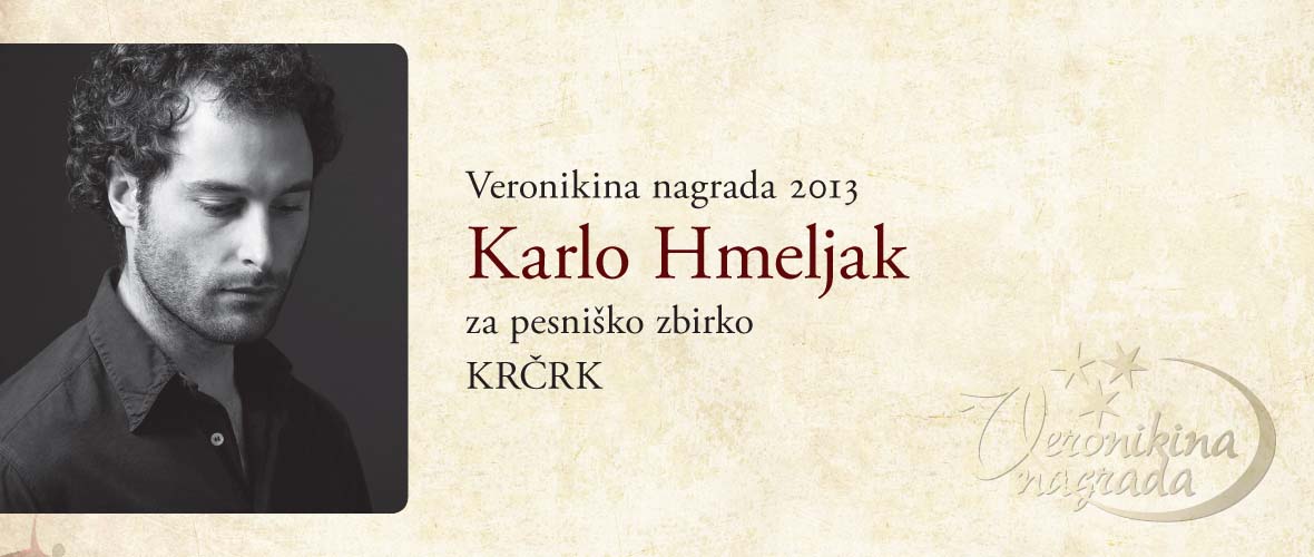 Veronikina nagrada 2013 Karlo Hmeljak