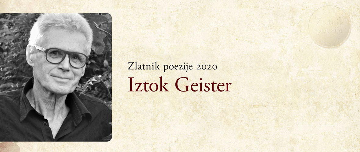 Zlatnik poezije 2020 Iztok Geister