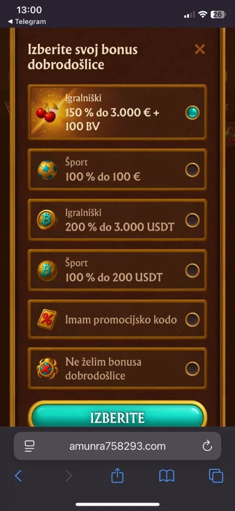 AmunRa mobilni pogled 2